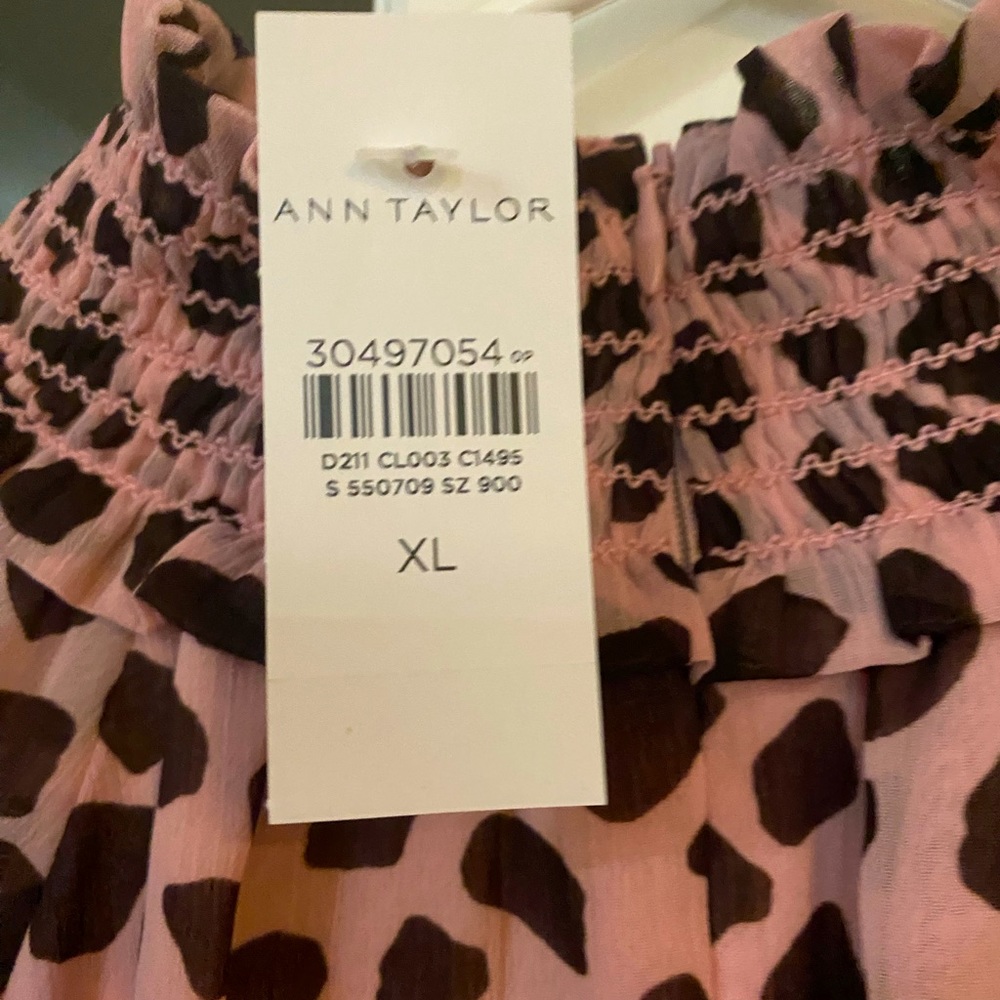 Pink/brown blouse